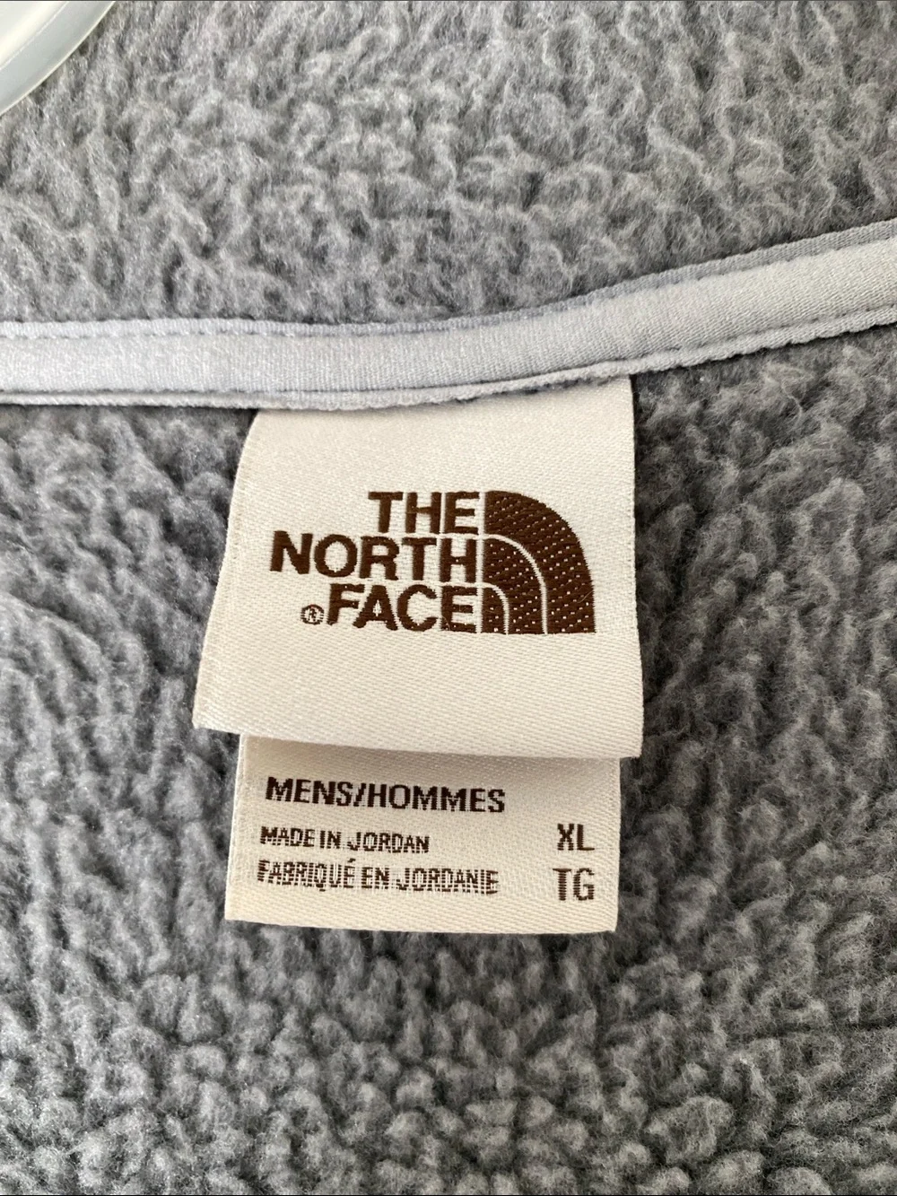 The North Face Men’s Gordon Lyons Heather Gray Full-Zip Fleece Jacket Size XL